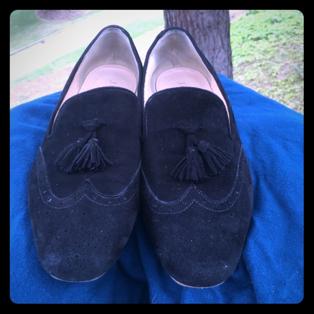 Black flats JC Crew Size 7 Gently used